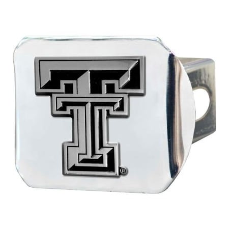 Fanmats Texas Tech University - 3-D Chrome Hitch Cover 3-3/8" x 4" - 15100 15100